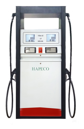 Cột đo xăng dầu điện tử Hapeco 6 kép